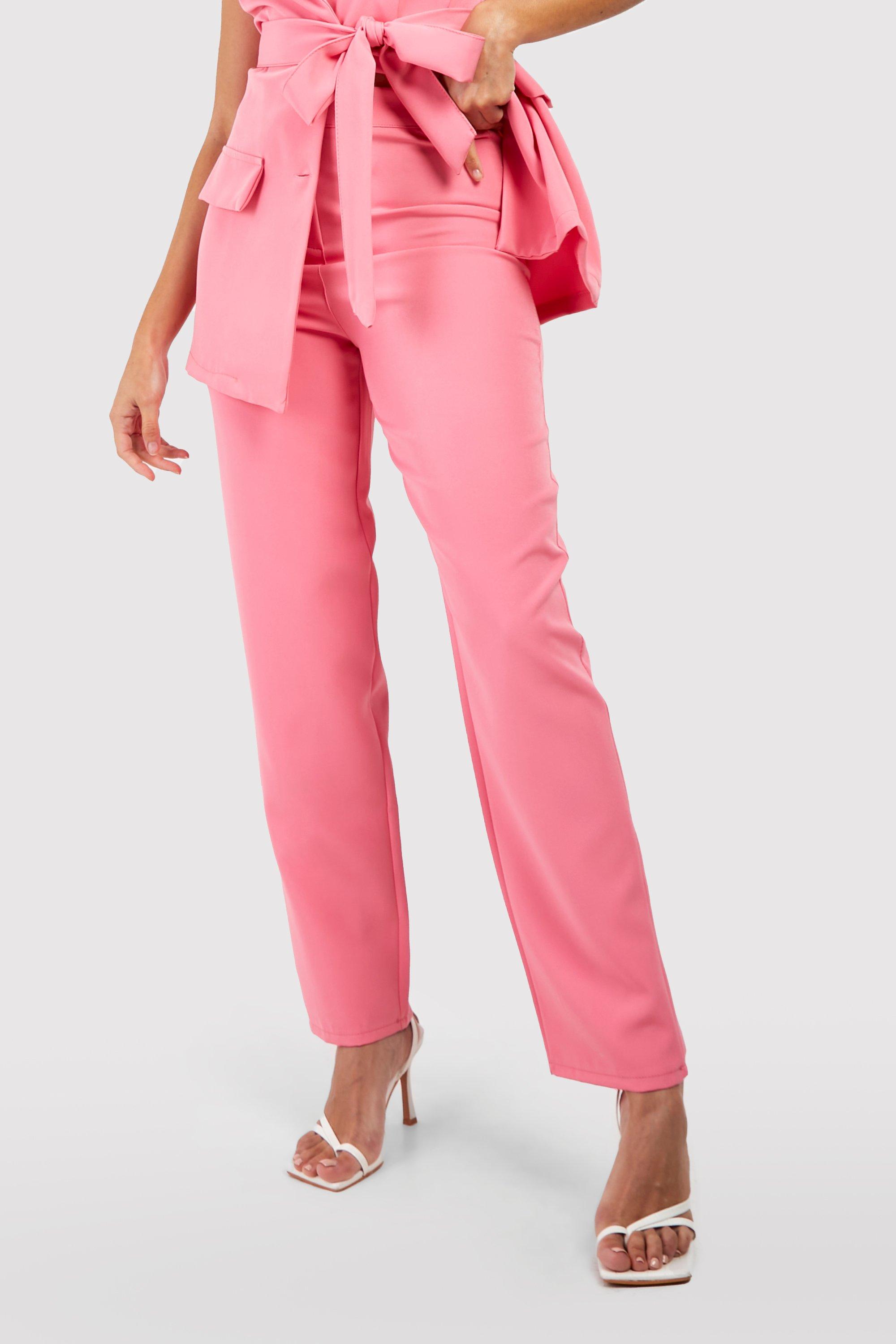 Sash waist ankle store pant